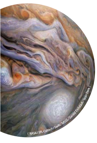 朱諾號回傳最新雲圖 近距離俯瞰木星之美