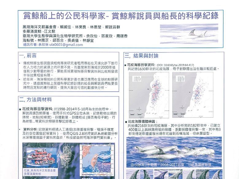 賞鯨船上的公民科學家