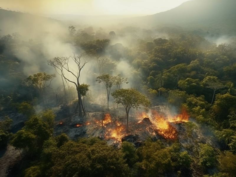 受森林砍伐、聖嬰現象與氣候變遷影響 亞馬遜雨林出現創紀錄的乾旱