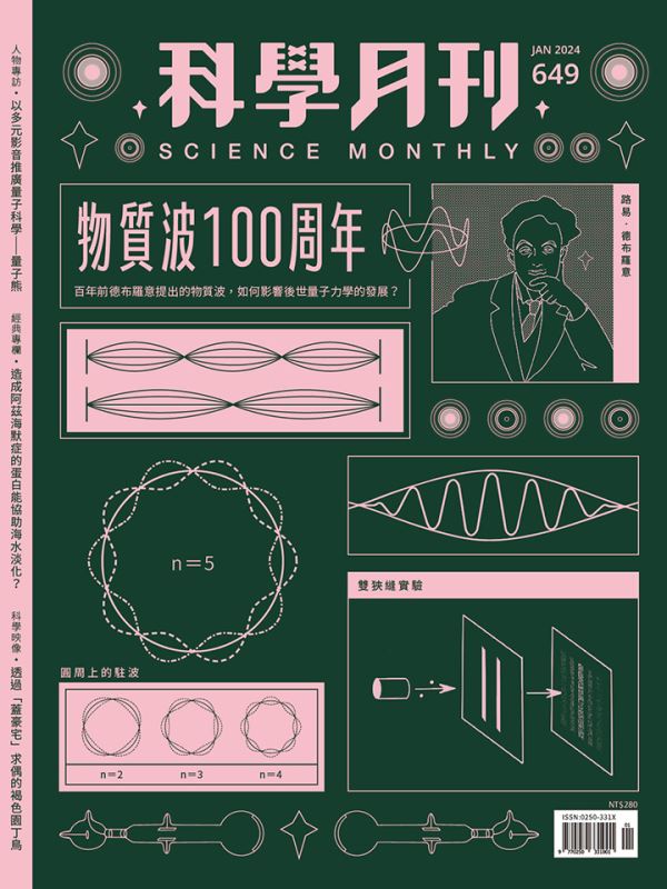 科學月刊 1月號/2024 第649期：物質波100周年